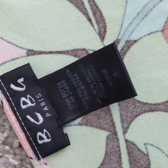 INCREDIBLE Vintage Y2K BCBG Floral Ruched V-Neck Cap sleeve Dress, Size S 🌸 - Picture 3 of 9